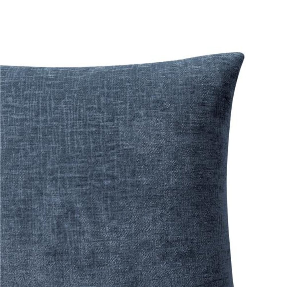 Navy Solid Chenille Decorative Pillow Set, , 18" … - image 4